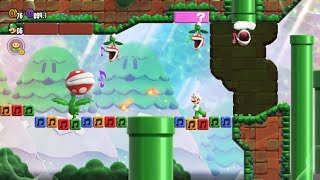 Piranha Plants on Parade Super Mario Wonder Level 2 [upl. by Giusto]