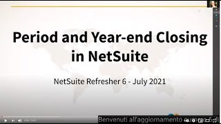 NetSuite Refresher 6 Period and Year end Closing English [upl. by Obocaj]