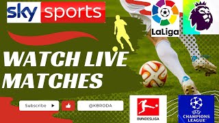 How To Watch Or Stream Live Football Matches With Mobile or PC on Skysports  Legal All Leagues [upl. by Pylle]