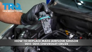 How To Replace Mass Airflow Sensor MAF 20112015 Chevrolet Cruze [upl. by Bogie911]