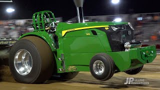 Tractor Pulling 2023 Pro Stock Tractors pulling on Friday at the Southern IL ShowdownNashville IL [upl. by Ecirpac]