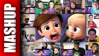 THE BOSS BABY Official Trailer Reactions Mashup [upl. by Raman]