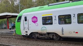 Gevelsberg Hbf SBahn aus Hagen fährt ein in Richtung Wuppertal [upl. by Aleek]