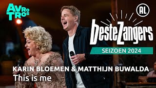 Karin Bloemen amp Matthijn Buwalda  This is me  Beste Zangers 2024 [upl. by Meter]