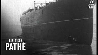 Launching Of The SS Scythia AKA Luxury Liner Launched 1920 [upl. by Asiil]