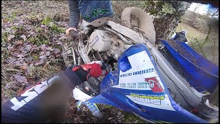 La reprise de l Enduro  Cest compliqué  125 Yze [upl. by Billen]