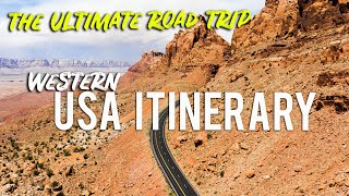 THE ULTIMATE WESTERN USA ROAD TRIP ITINERARY [upl. by Egiarc]