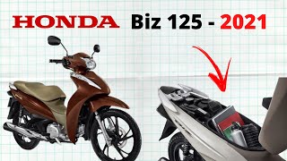 Nova Honda Biz 125  2021 Preço Cor Detalhes [upl. by Sidnarb249]