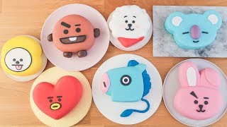 How to make BT21 Cakes  Compilation  TAN DULCE [upl. by Anrahc]