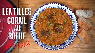 RECETTE ANTI FROID  DAHL DE LENTILLES CORAIL AU BOEUF  FOOD IS LOVE [upl. by Traver]