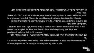 Listen to chapter one of Eicha  Lamentations in the traditional Hebrew reading [upl. by Hait]