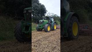 😈😈John Deere 6210R Spartenrollegge farming johndeere [upl. by Orel]