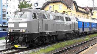 🚲🚲NeSA 218 468 mit SVG Radexpress in Friedrichshafen Stadt Singen➡️ Ulm [upl. by Hashum]