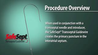 SafeSept Transseptal Guidewire Instructional Video LIFE Systems Medical [upl. by Leblanc]