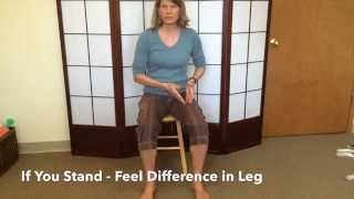 Stabilize Hip amp Reduce Back Pain  Improve Sitting Posture [upl. by Irrem]