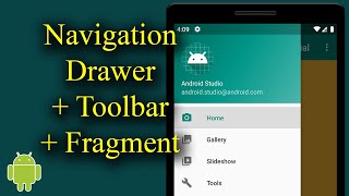 Navigation Drawer  Toolbar  Fragment trong Android  Android Tutorial  30 [upl. by Kowalski932]