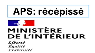 Récépissé de lAPS ou carte de séjour recherche demploi création dentreprise [upl. by Onabru]