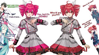 【Talkloid】The visit of Kasane Teto AI [upl. by Eekcaj]