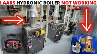 HVAC LAARS Hydronic Boiler Not Working Follow Up Hydronic Boiler Rebuild Pump MotorFlow Switch [upl. by Michi51]