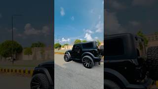 Thar Fitted with 22inch Tyres And Alloys With 15inch spacer thar modified modification trending [upl. by Gene13]