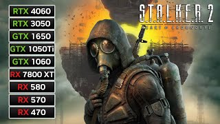 9 GPUs  STALKER 2 Heart of Chornobyl  RX 7800 XT RX 580 RX 570 RX 470 RTX 4060 RTX [upl. by Imuya388]