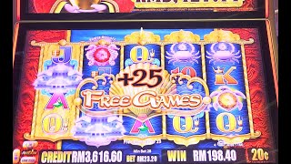 Slot Machine lukcy 78 continuous Free Games  老虎机 好运78连续免费游戏 [upl. by Yarw]