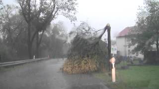 Superzelle und Hagelunwetter bei Memmingen  04092011 [upl. by Bloomer]