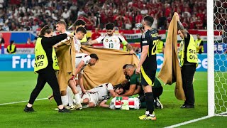 Barnabas Varga injury  Scotland vs Hungary  Highlights  Euro 2024 [upl. by Goode]