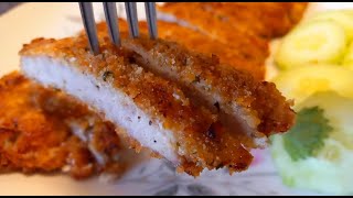 Air Fryer Pork Cutlets Recipe  How to make Pork Tonkatsu [upl. by Jeremiah]