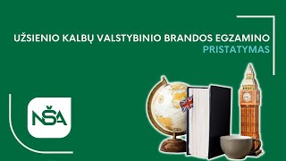 Užsienio kalbų valstybinio brandos egzamino pristatymas [upl. by Carmelia987]