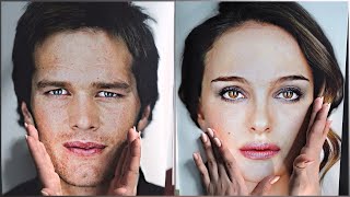 ASMR Tracing amp Describing Celebrity Faces [upl. by Bedell207]