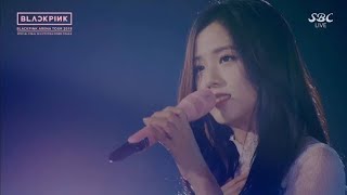 JISOO BLACKPINK  YUKI NO HANA SNOW FLOWER  2018 ARENA TOUR IN KYOCERA DOME OSAKA [upl. by Odnama]