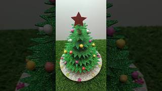 🎄3D Christmas Tree Craft  DIY Christmas Tree shorts short [upl. by Royall]