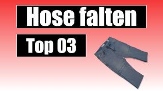 Hose falten 👖Jeans Life Hack  Top 3 Methoden  Platzsparend  Testventure [upl. by Arratahs]