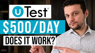 How To Make Money On UTest In 2024  User Testing For Beginners [upl. by Nadeau]