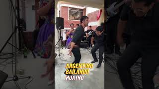 ARGENTINO BAILANDO HUAYNO huayno [upl. by Aliuqahs]