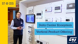 ST at CES 2024 — Data Center Ecosystem Vertical Product Offering [upl. by Wickman]