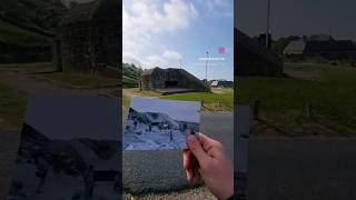 Then amp Now  US infantry at a German Bunker on Omaha Beach in Normandy [upl. by Holloway996]