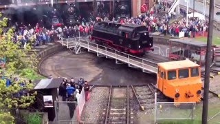 Video Fred Guering  8 Dresden steam locomotives meeting  Germany 16042016 [upl. by Astrid]