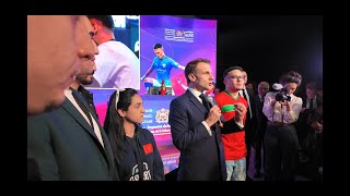 Rabat 2024  Emmanuel Macron déclare sa flamme au monde du gaming et de lesport [upl. by Napier555]