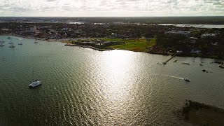 Flight Over Castillo de San Marcos  St Augustine  DJI Mini 2 [upl. by Aneen]