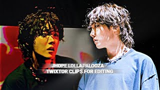 jhope lollapalooza Chicago concert Twixtor clips for edits [upl. by Wrdna]