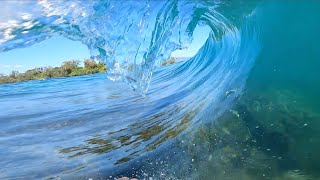 POV Bodyboarding Hawaii slab  RAW footage [upl. by Asante]