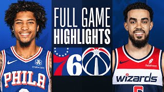 76ERS at WIZARDS  FULL GAME HIGHLIGHTS  February 10 2024 [upl. by Nnahoj]