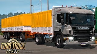 Euro Truck Simulator 2  Scania P 310 Argentino  Helvetica 2017 Trailer MOD 133 [upl. by Sellihca]