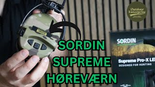 Sordin Supreme høreværn [upl. by Enened]