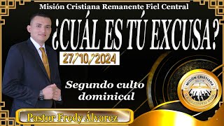 SEGUNDO CULTO DOMINICAL REMANENTE FIEL IGLESIA CENTRAL 27102024 [upl. by Tenner]