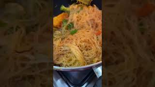 Chicken stir fry rice noodles  Rice noodles Recipe  Chicken and vegetables stir fry rice noodles [upl. by Ahsikar]