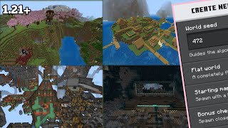 Minecraft Cherry Blossom Plains Village Ancient City And Trial Chamber Seed [upl. by Schwab]