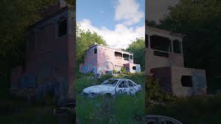 Overgrown Abandoned Building b3d blender [upl. by Earal841]